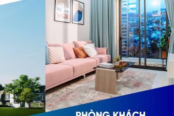 Phòng khách mỗi căn hộ D-Homme được thiết kế rộng, thoáng