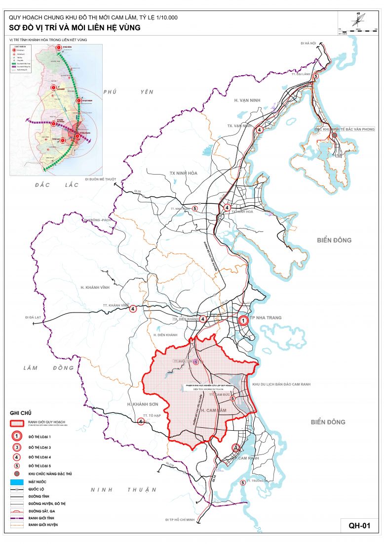 Quy hoạch khu đô thị Cam Lâm tỉnh Khánh Hòa
