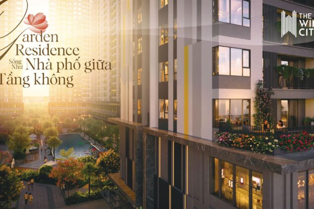 Phối cảnh tổng thể Garden Residence phân khu Victory Heights