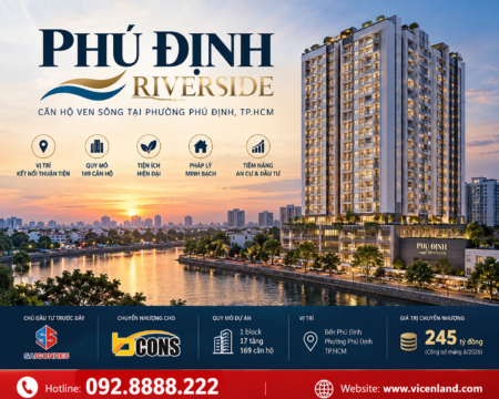 Dự án Phú Định Riverside của chủ đầu tư Bcons