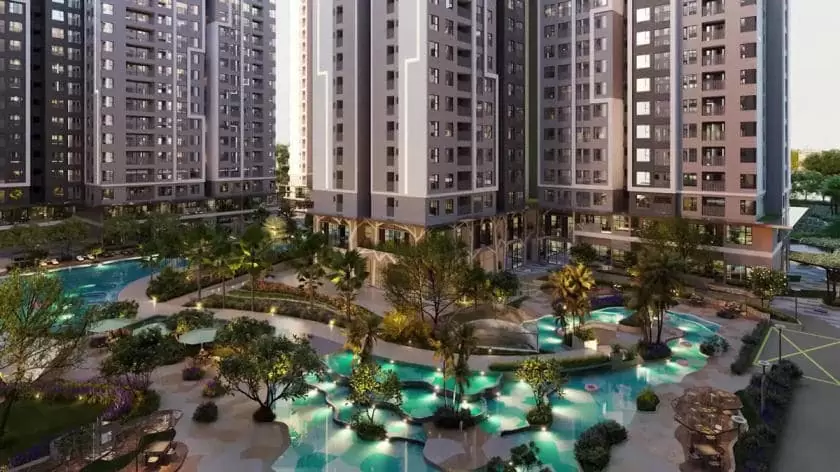 Công viên nội khu tại dự án chung cư West Gate