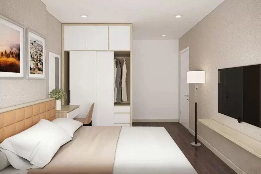Thiết kế phòng ngủ tại nhà mẫu căn hộ West Gate An Gia