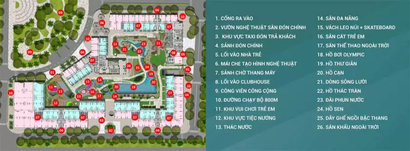 Quy hoạch hệ thống tiện ích tại West Gate An Gia